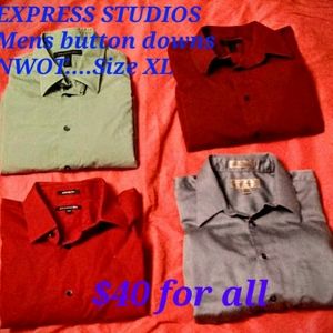 Mens long sleeve button downs